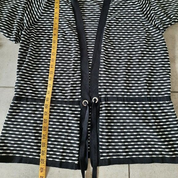 Jones New York Black & White Cardigan Size 1X - Picture 6 of 8